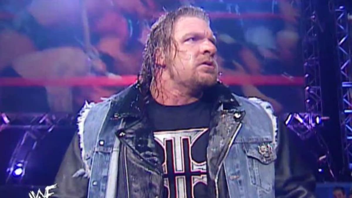 Triple H returns from a quad injury on WWE RAW in January 2002