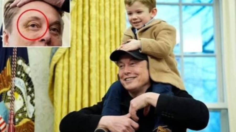 إيلون ماسك ونجله