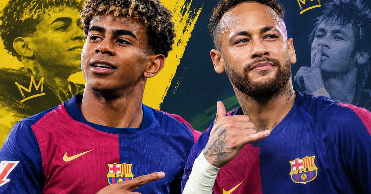 Lamine Yamal x Neymar: as semelhanças dos craques