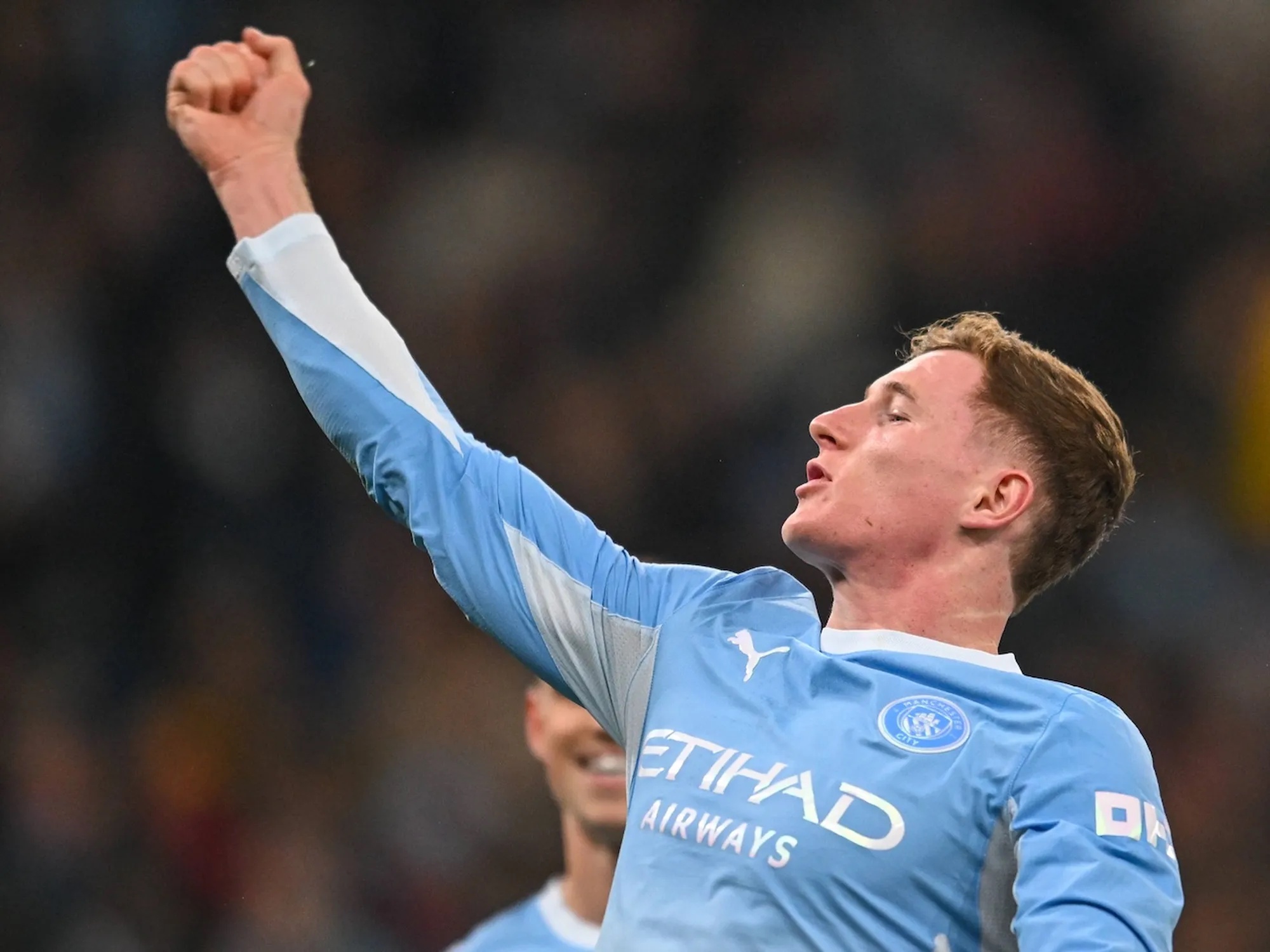Watch: Anderson scores his first goal for Man City in European contest
