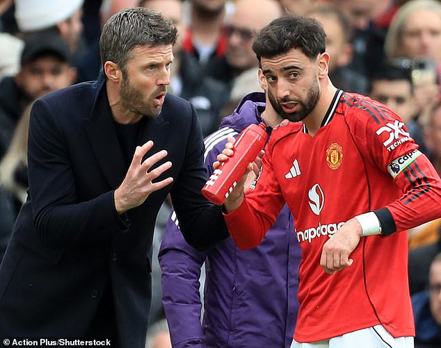 Michael Carrick confirmed Bruno Fernandes will be back in the fold for the clash with Chelsea