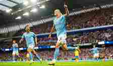 Erling Haaland had scored the most recent perfect hat-trick when he netted against Nottingham Forest last season
