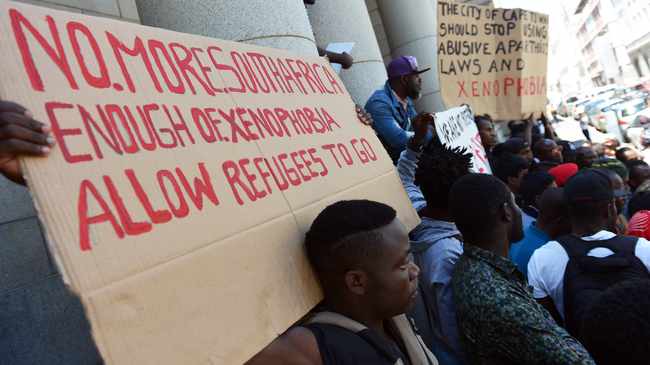 Refugees occupied the Central Methodist Church in Cape Town in 2019. They said they had enough of Xenophobia from South African people. Picture Courtney Africa/African News Agency(ANA)
