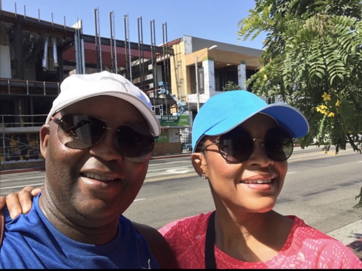 See Pitso Mosimane with his Wife in Los Angeles. See this ...