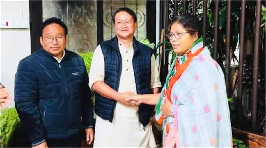 assam sports minister nandita garlosa joins congress