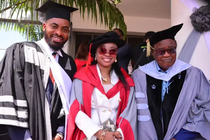 Nigerians react as Amaechi graduates from LP Yusuf Datti’s Baze University [photos]