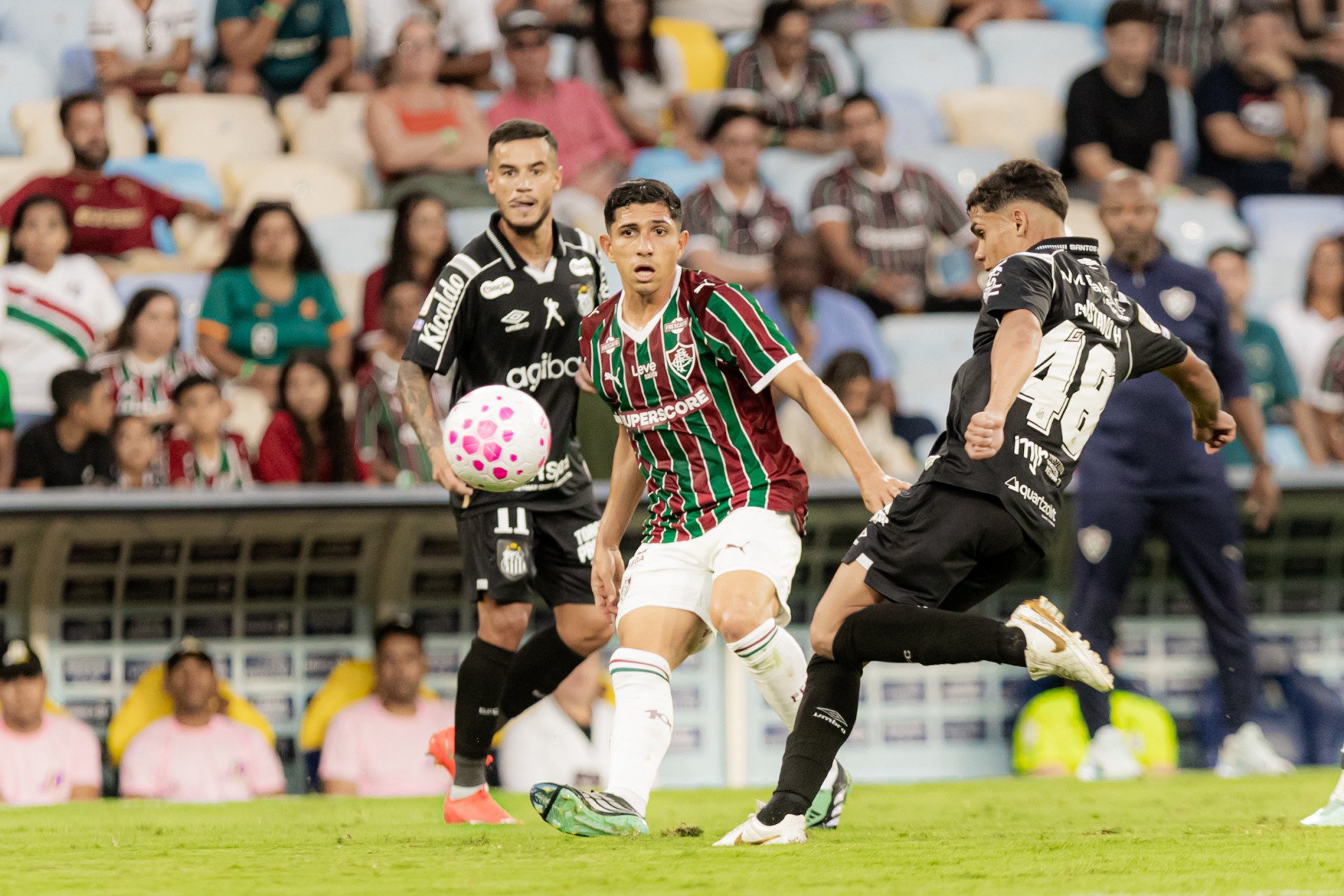 Fluminense enfrentou o Santos, neste domingo (18), no Maracanã, pelo Brasileirão - Marina Garcia/Fluminense