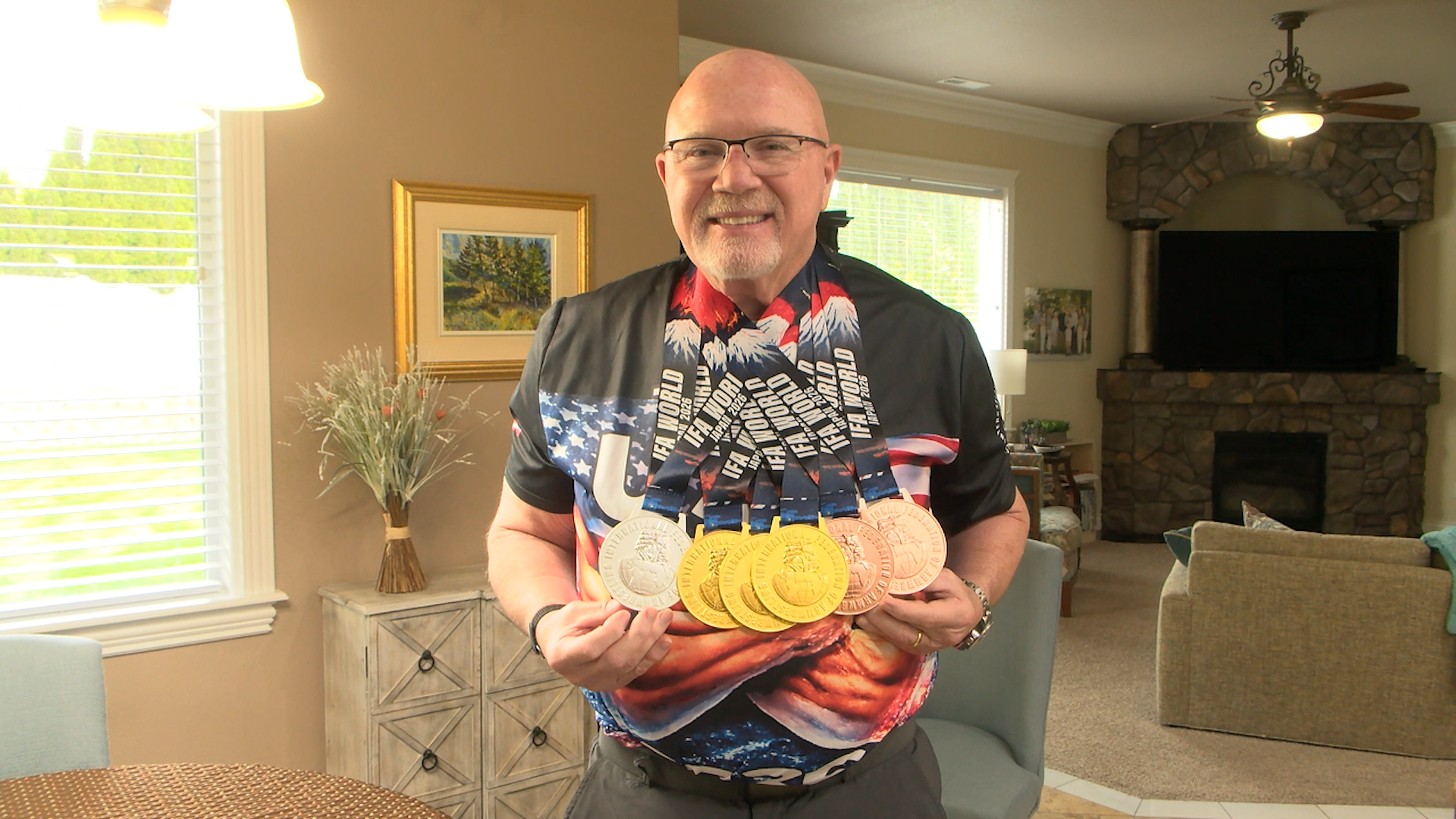 Pasco arm wrestler Steve Phipps wins three gold medals at world championships after 16-year comeback