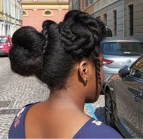 Beautiful ways you can wrap natural hair to look stunning (photos)