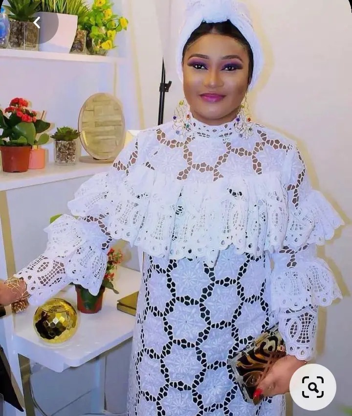 White lace clearance boubou styles