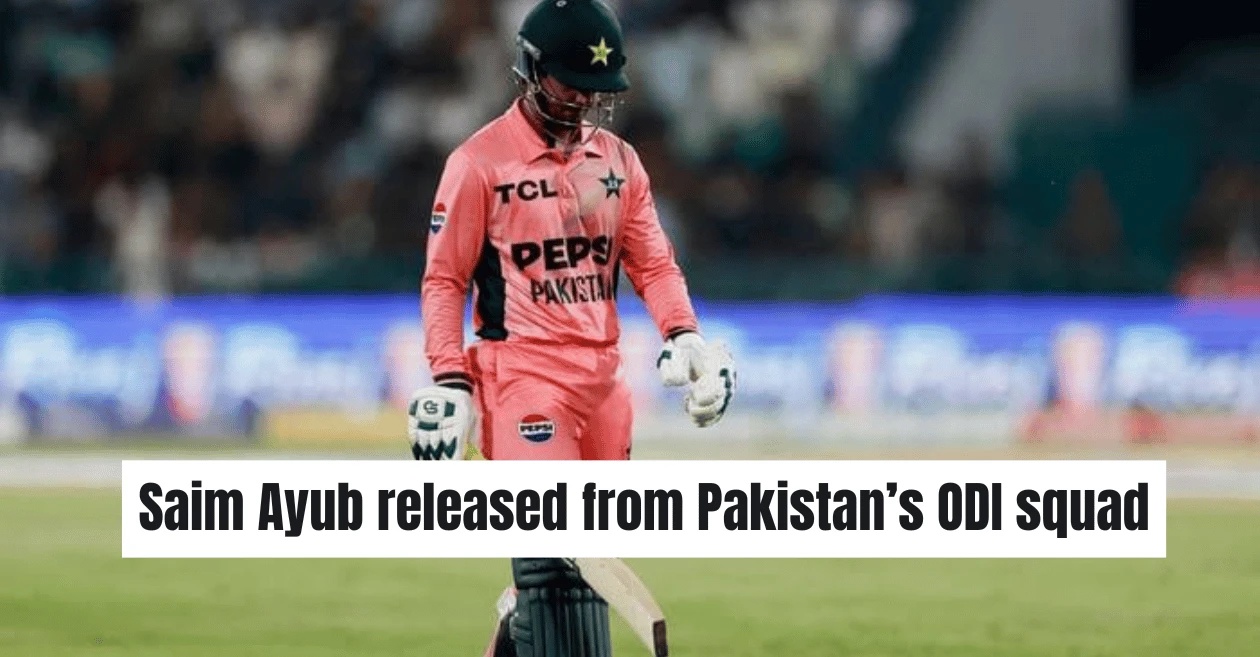 ODI Tri-Series 2026: Saim Ayub out of Pakistan’s squad; replacement announced