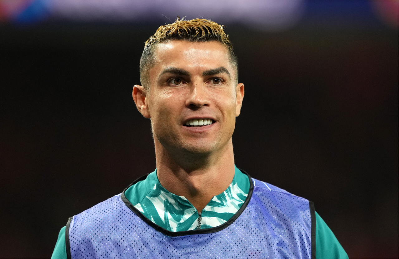 Cristiano Ronaldo of Portugal looks on as a substitute during the UEFA Nations League 2026/27 group phase match between Norway and Portugal at Ullevaal Stadion.