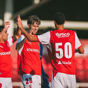 42.º SC Braga (Portugal), 50,250 pontos. Liga Conferência, fase de liga. Foto: SC Braga