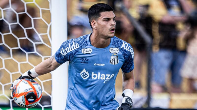 Gabriel Brazão durante jogo - Foto: Raul Baretta