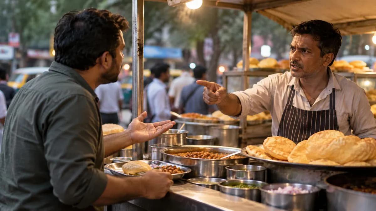 सिर्फ 'एक्स्ट्रा छोले' मांगने पर कर दिया मर्डर! दिल्ली के पश्चिम विहार में छोले-भटूरे वाले का खूनी तांडव