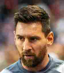 Lionel Messi Textured Crew Cut with Short Sides