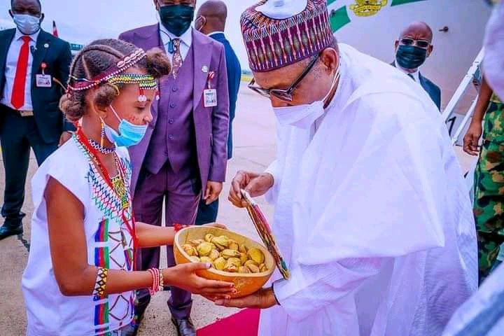 Check Out Photos Of President Buhari At His Son's Wedding Ceremony.