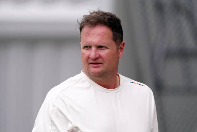 England managing director of cricket Rob Key looks on during a nets session at the Sydney Cricket Ground, Australia. PIC: Robbie Stephenson/PA Wire