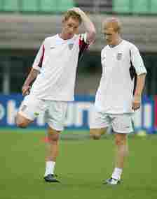 The two were team-mates for both Man Utd and England