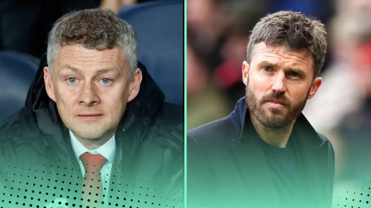 Ole Gunnar Solskjaer and Michael Carrick