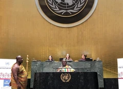 Otumfour Osei Tutu II at Cabinet Meeting In UK