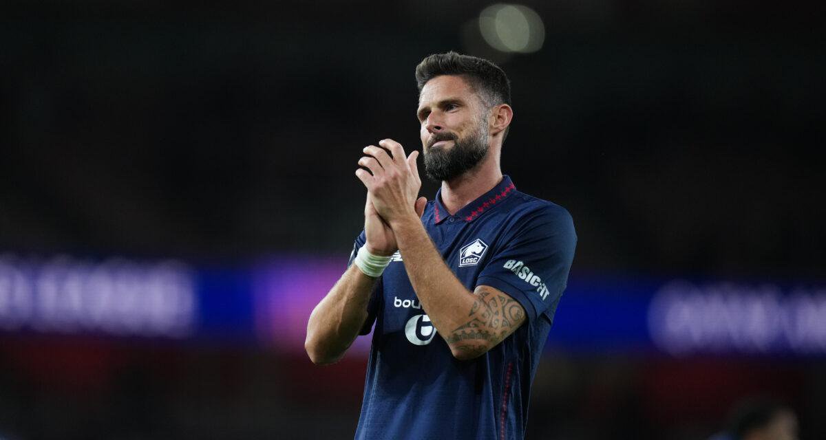 Olivier Giroud avec Lille