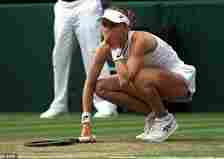 The British No 2 had to battle with her opponent for three hours on Court No 1 on Thursday