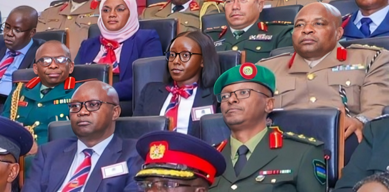 June Ruto at the National Defence College.