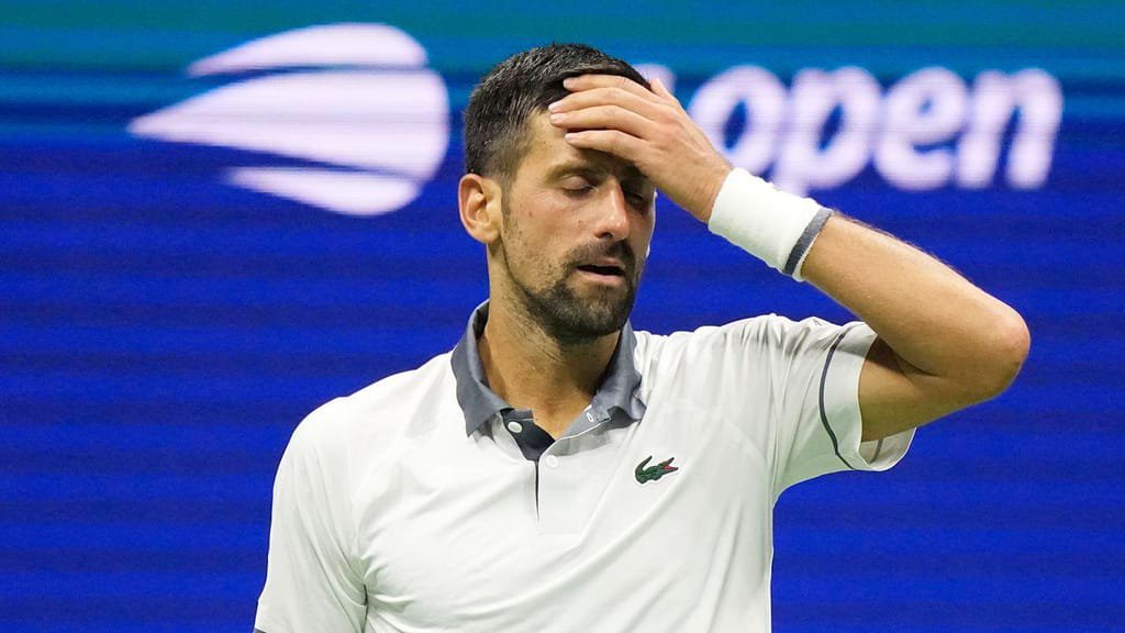 Novak Djokovic foi eliminado do US Open (FOTO: AP Photo/Frank Franklin II)