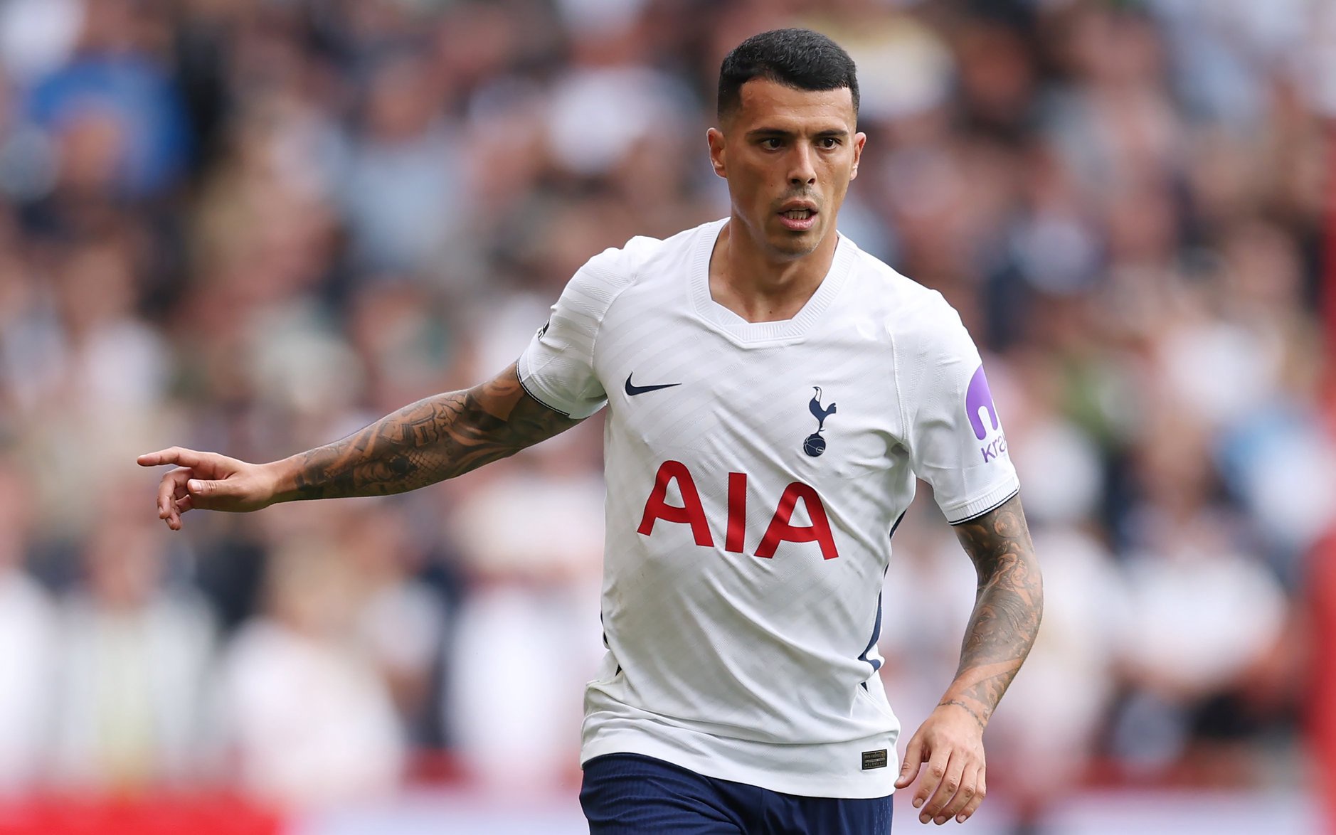 Huge miss: Tottenham have been without Pedro Porro since before the international break (Getty)