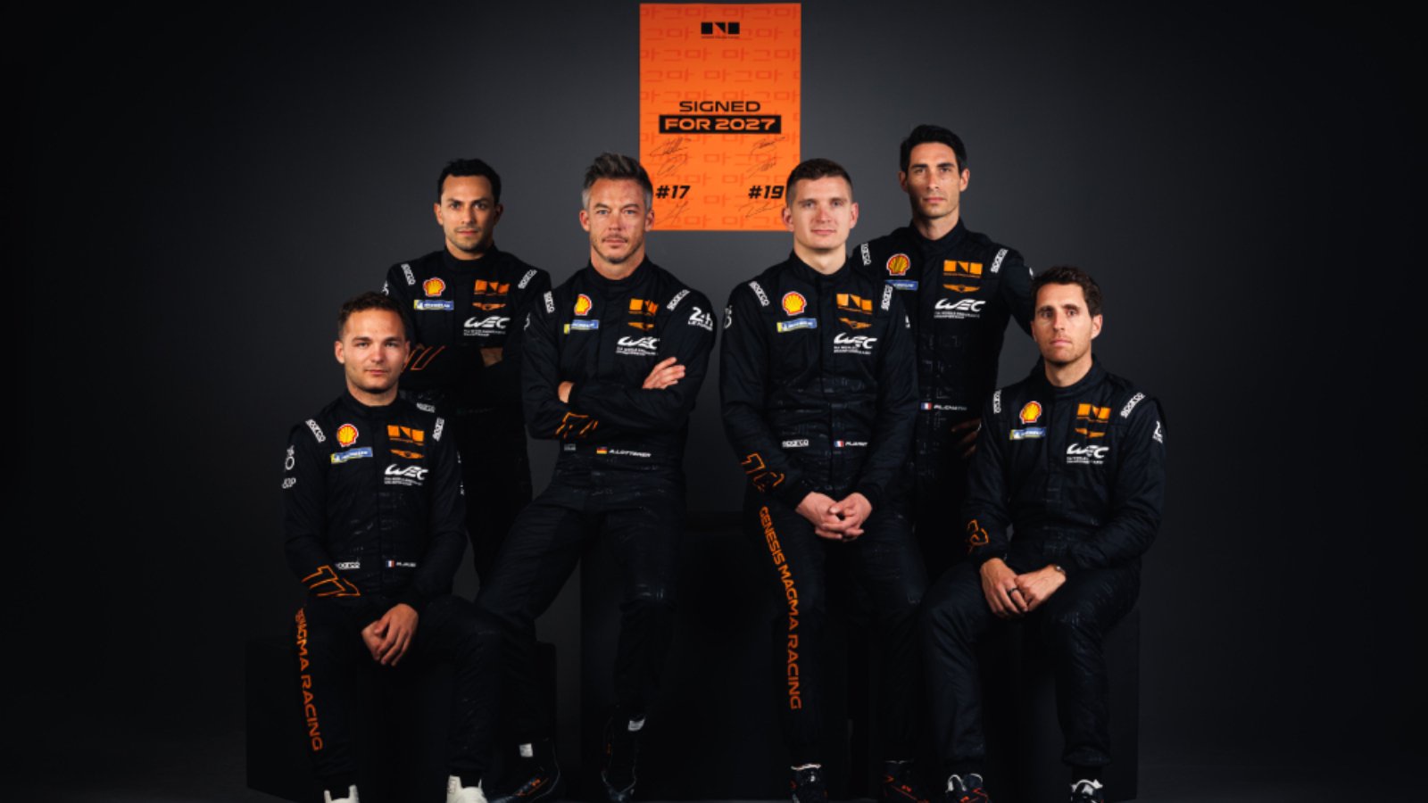 Genesis Magma Racing drivers // Genesis