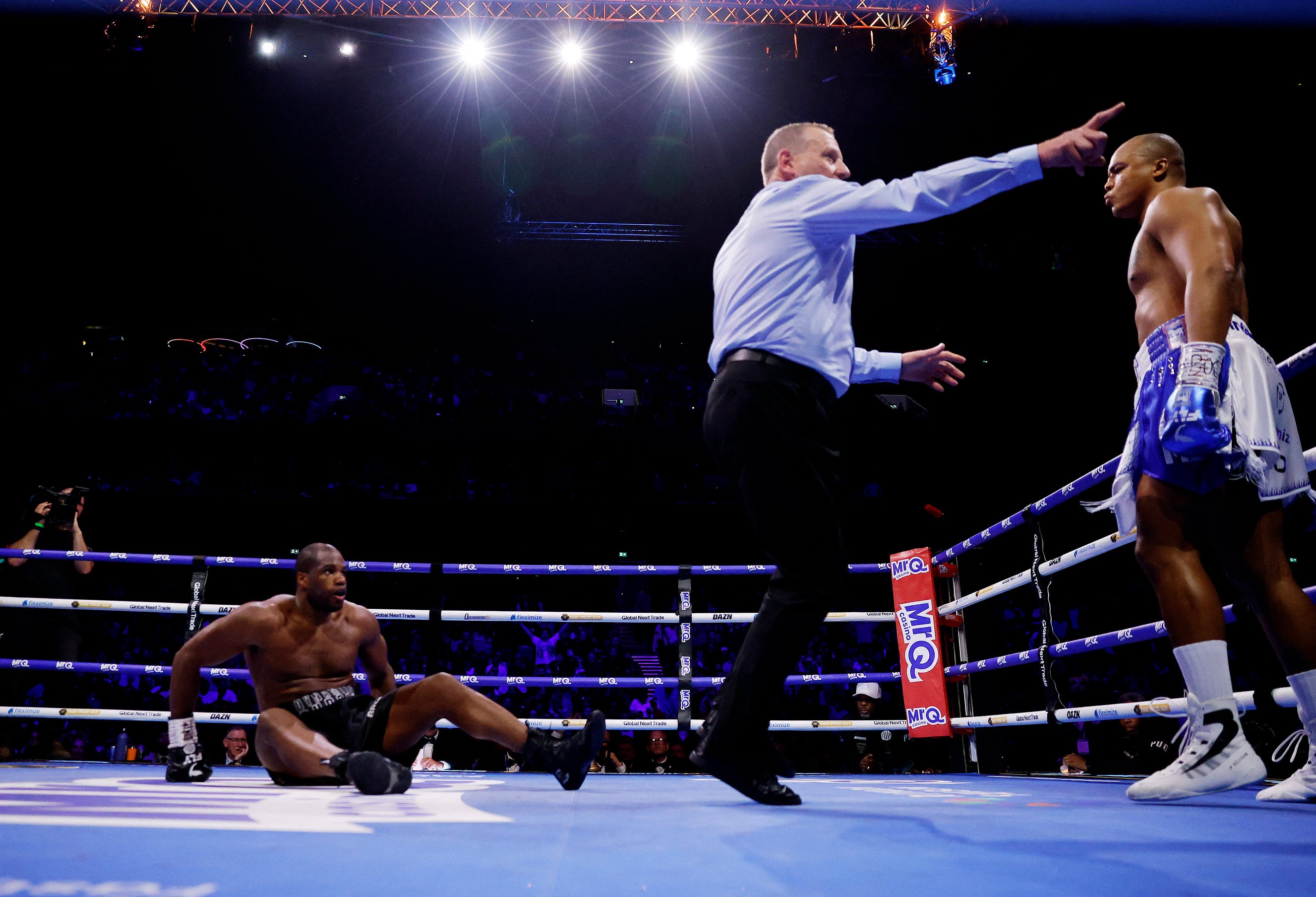 Wardley dropped Daniel Dubois twice in the first three rounds