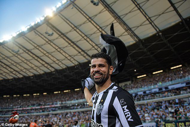 Striker Diego Costa is now a free agent once again after his release from Atletico Mineiro