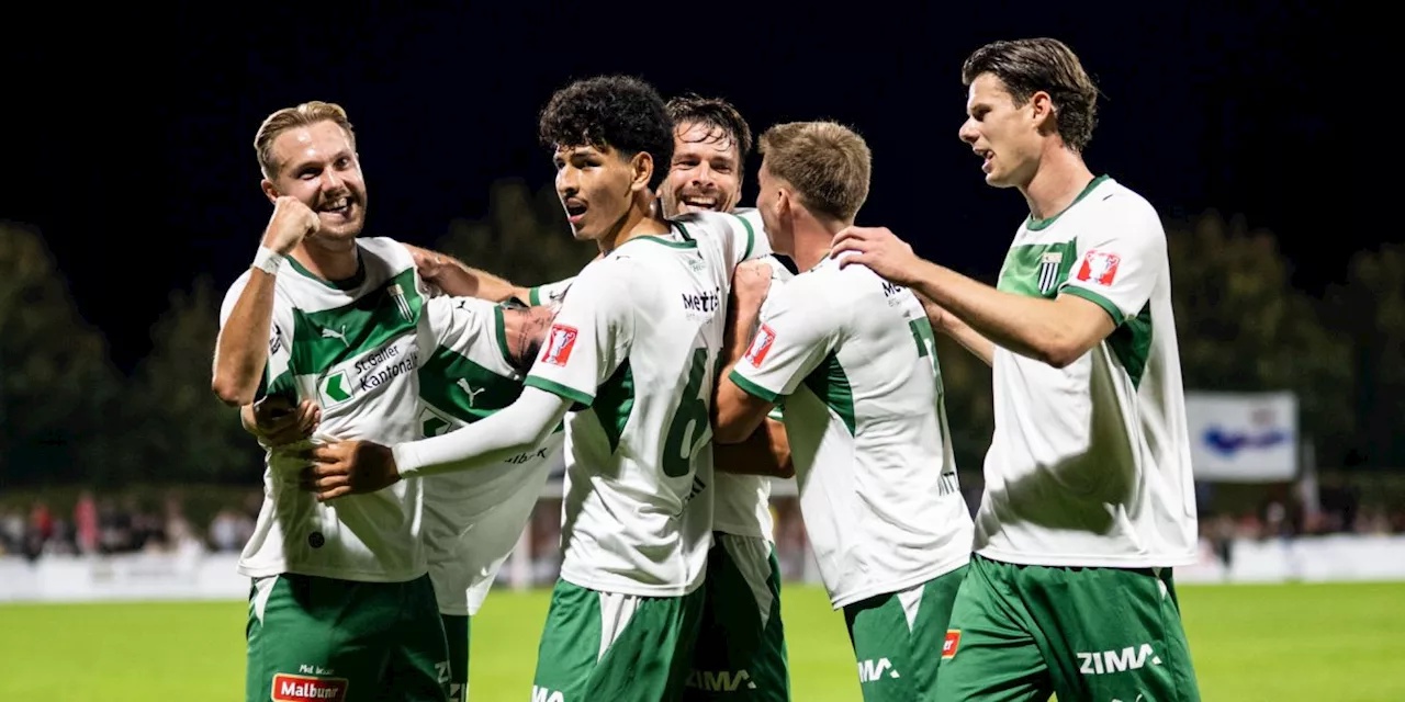 FC St. Gallen besiegt Rapperswil-Jona knapp im Cup-Sechzehntelfinale