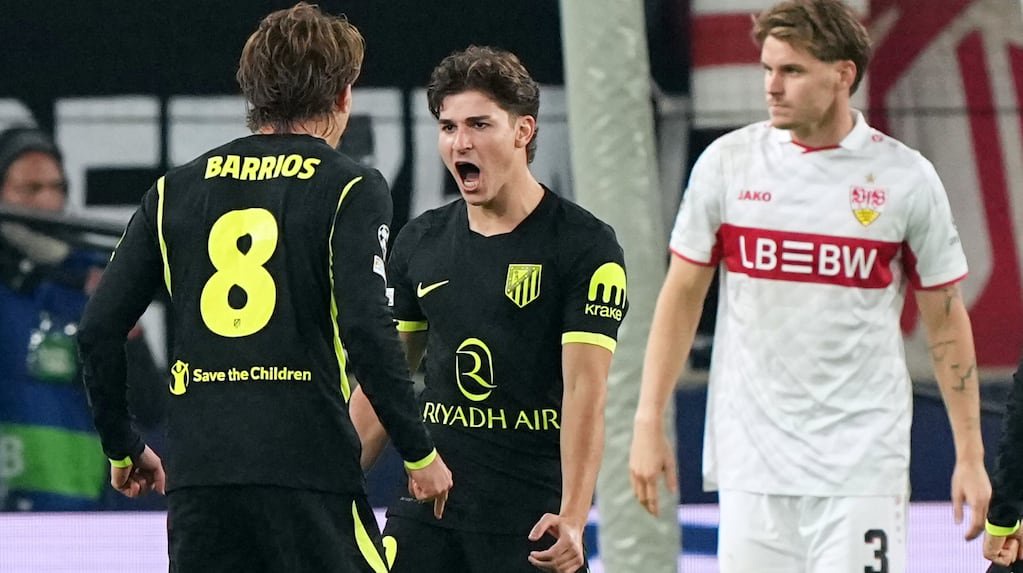 Julián Álvarez Ends Goal Drought for Atlético de Madrid in Champions League Clash vs. Stuttgart