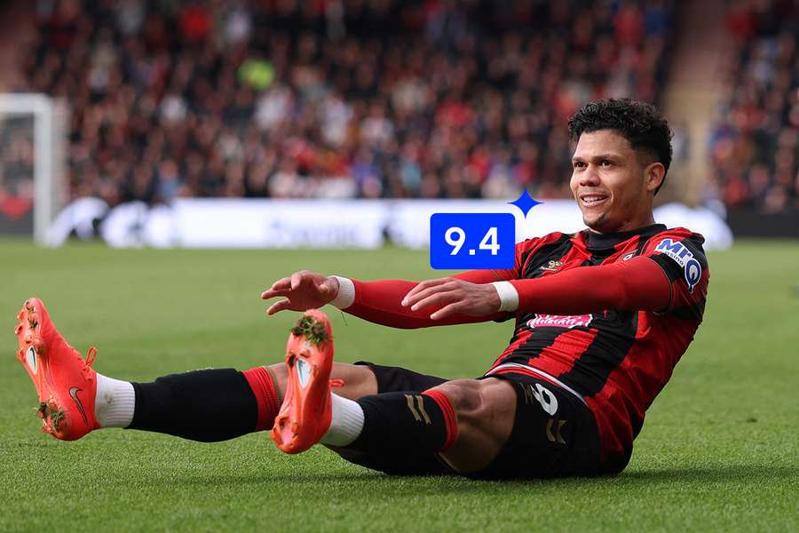 Bournemouth's Evanilson against Sunderland