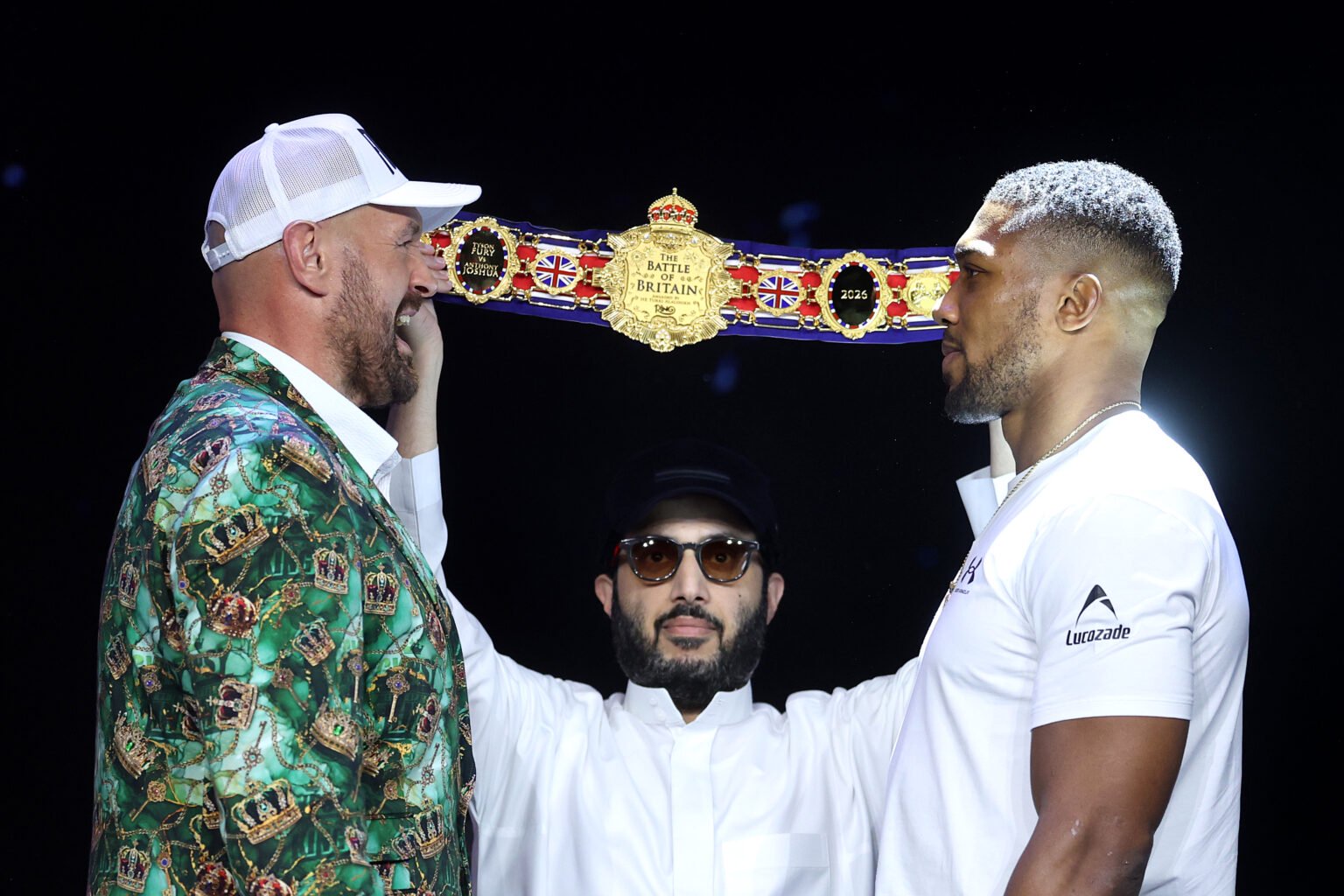 Tyson Fury and Anthony Joshua face off for the first time