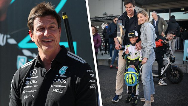 Toto Wolff, Sohn Jack und Susie Wolff