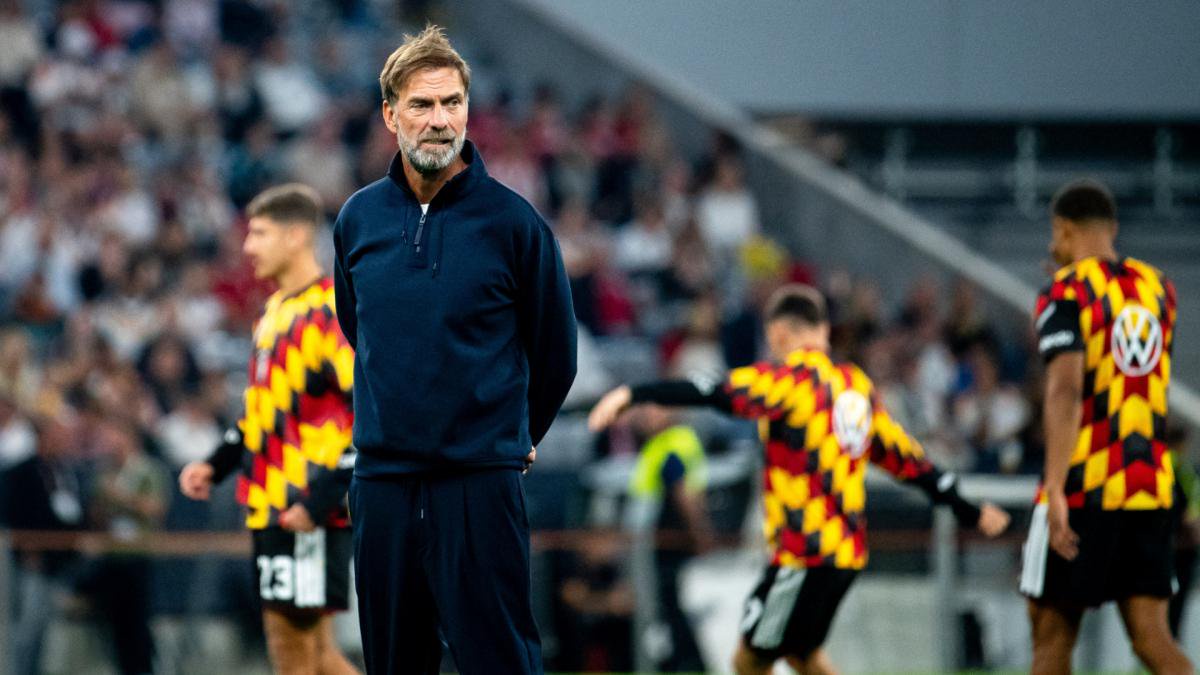 Jürgen Klopp wirkt nicht zufrieden