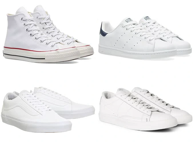the best white trainers for men