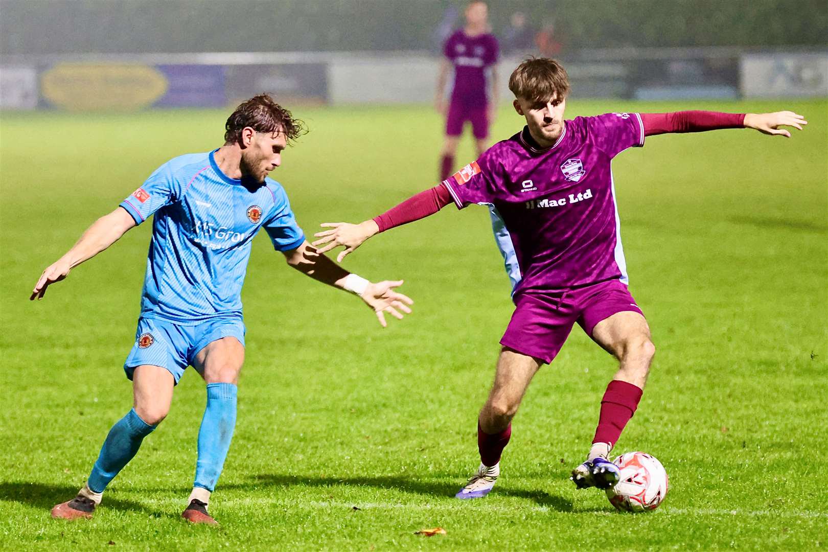 Action from Bourne's midweek defeat to Mickleover. Photo: Jason Richardson