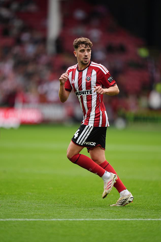 Oliver Arblaster put Sheffield United ahead (Annabel Lee-Ellis/PA)
