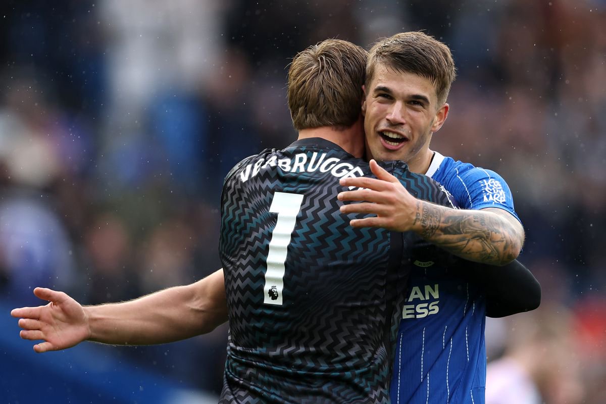 Luka Vuskovic has played almost every minute for Brighton & Hove Albion since his summer transfer from Tottenham Hotspur