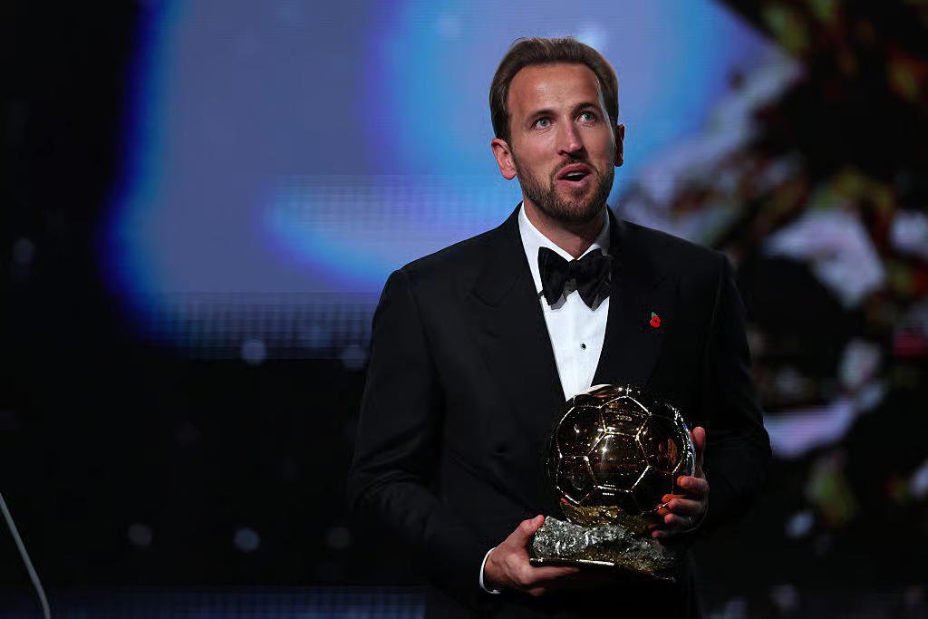 Harry Kane wins 2026 Ballon d'Or award