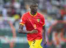 SERHOU YADALY GUIRASSY of Guinea during the TotalEnergies CAF Africa Cup of Nations group stage match between Guinea and Senegal at  on January 23,...