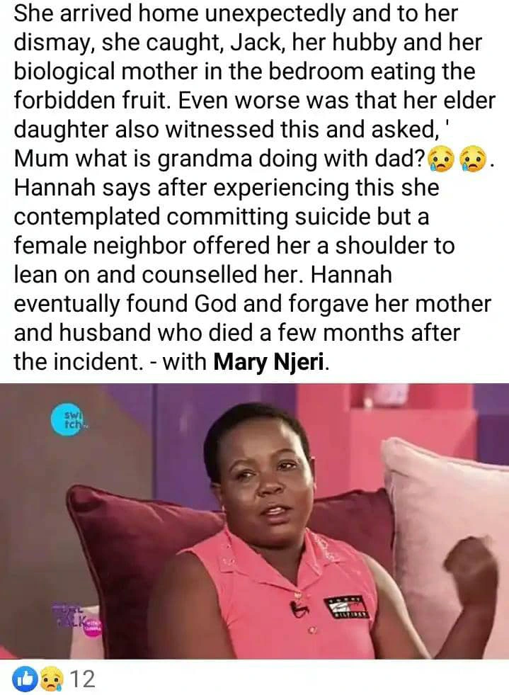 I Caught My Husband Ch0pping My Biological Mother How It Ended As A Woman Narrates Her Story 4782