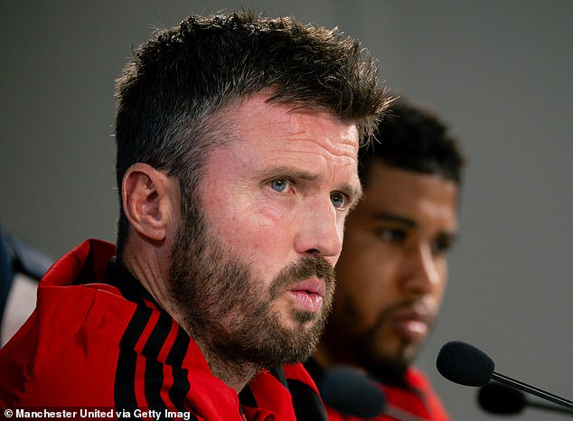 Michael Carrick has stressed that he has full backing of Manchester United's hierarchy