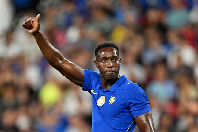 HONG KONG, CHINA - AUGUST 05: Danny Welbeck of Chelsea gives a thumbs up during the Pre-Season Friendly match between Chelsea and Juventus at Kai Tak Sports Park on August 05, 2026 in Hong Kong, China. (Photo by Darren Walsh/Chelsea FC via Getty Images)