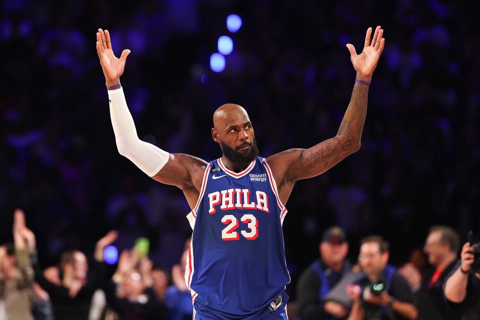 PHOTO: Cleveland Cavaliers v Philadelphia 76ers