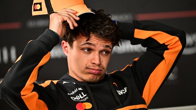 Lando Norris plagt sich mit seinem Auto.